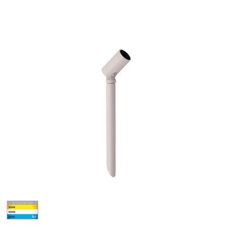 Spar Aluminium White Spike or Surface Mounted Spot Light