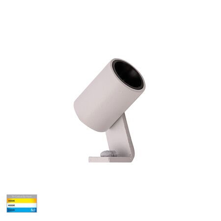 Spar Aluminium White Spike or Surface Mounted Spot Light