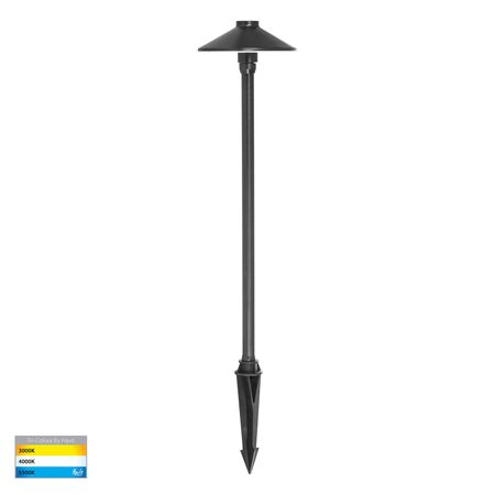 Polari Antique Brass 3w LED Garden Spike Light