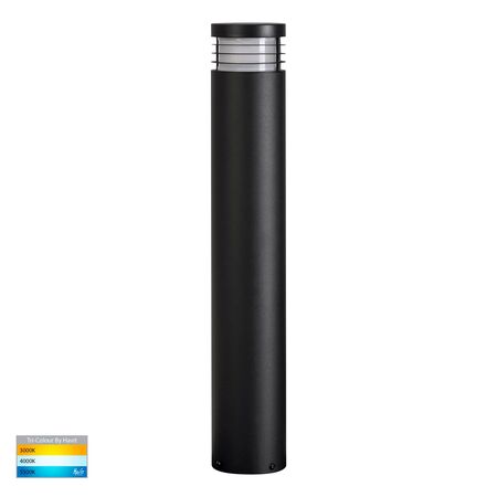 Maxi 600 Black TRI Colour LED Bollard Lights
