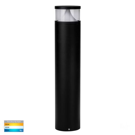 Divad 600mm Black LED Bollard Light