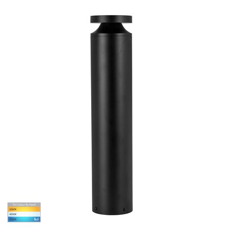 Noray 570mm Black LED Bollard Light
