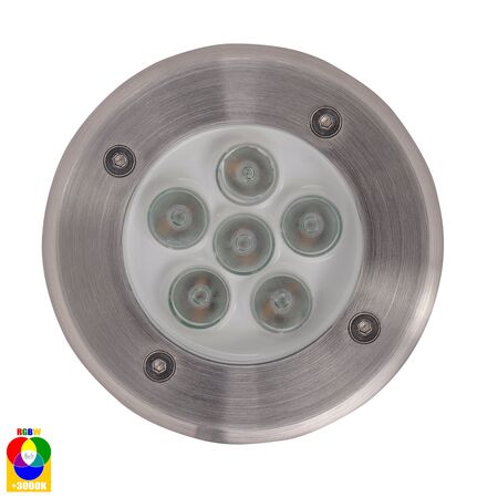 Metro Round 316 Stainless Steel RGBW Inground Lights