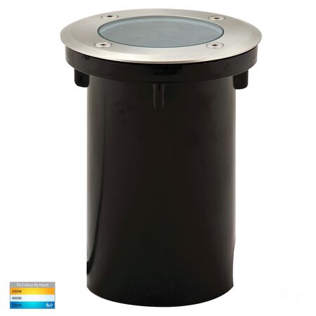 Metro Round 316 Stainless Steel TRI Colour Inground Lights