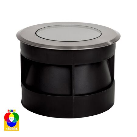Split 316 Stainless Steel 5w RGBW LED Inground Light