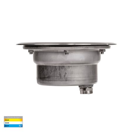 Split 316 Stainless Steel TRI Colour 5w LED Inground Light