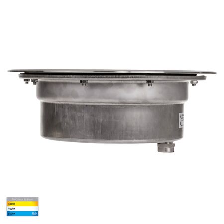 Split 316 Stainless Steel TRI Colour 18w LED Inground Light