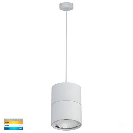 Nella White 12w LED Pendant