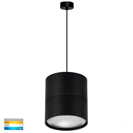 Nella Black 18w LED Pendant