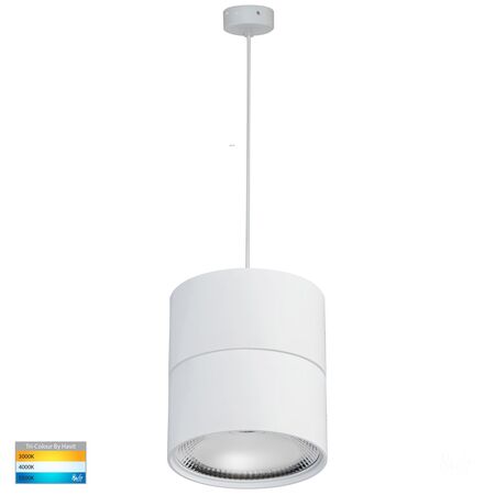 Nella White 18w LED Pendant