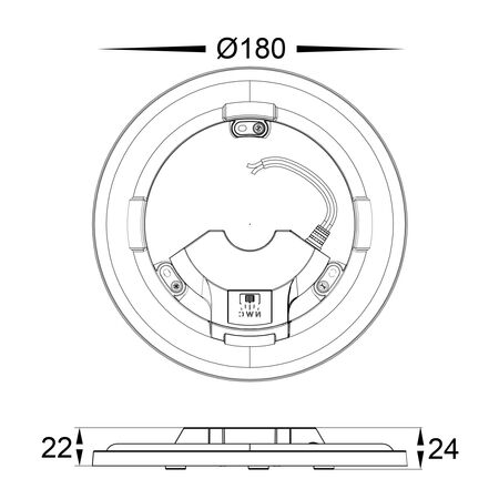 16w Tri Colour LED Panel