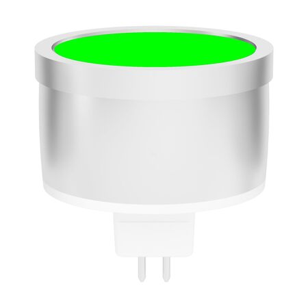 Green 12v DC 5w MR16 LED Globe