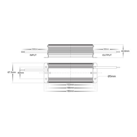 60w Weatherproof LED Driver