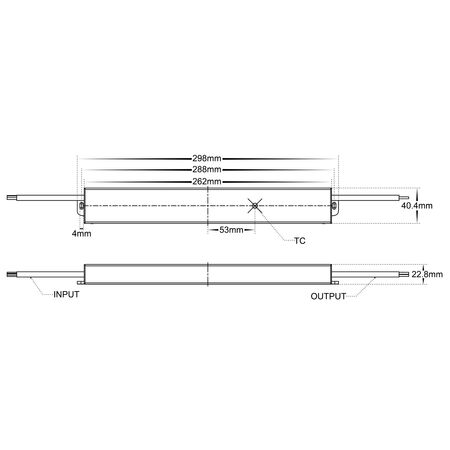 95w Slimline Weatherproof LED Driver