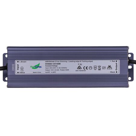 100W Weatherproof Dimmable LED Driver