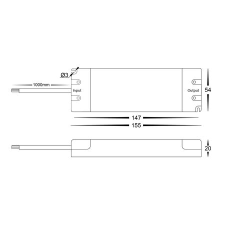 30W Indoor Dimmable LED Driver