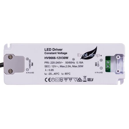 30w Indoor IP20 Constant Voltage LED Driver