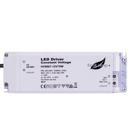 60w Indoor IP20 Constant Voltage LED Driver