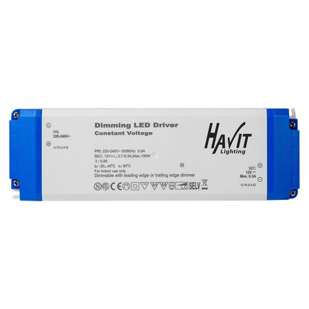 100w Triac Dimmable Indoor LED Driver