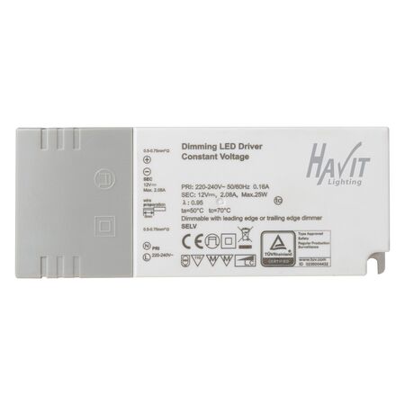 25w Triac Dimmable Indoor LED Driver
