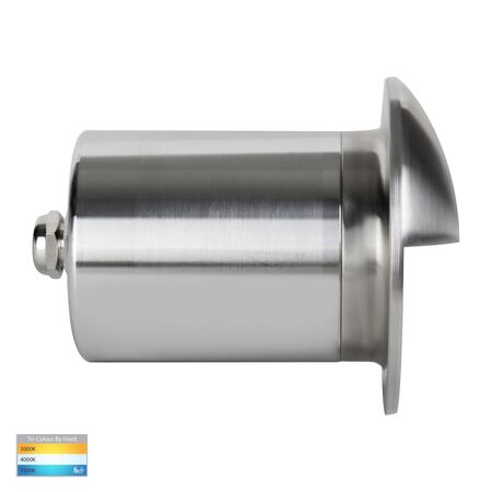 Ollo 316 Stainless Steel TRI Colour LED Step Light With Eyelid