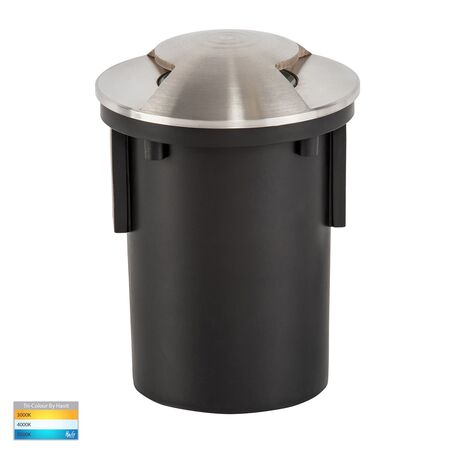 Viale 316 Stainless Steel TRI Colour LED Double Driveway Light