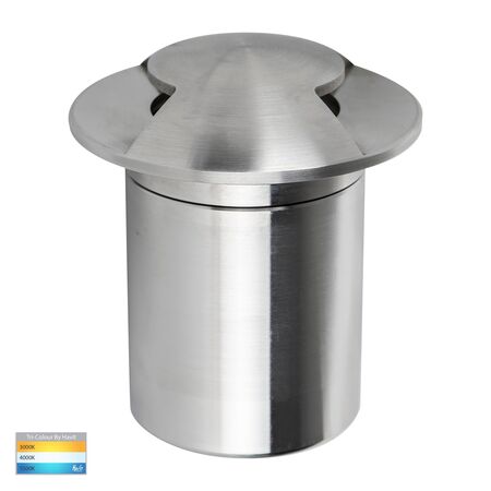 Viale 316 Stainless Steel TRI Colour LED Double Driveway Light