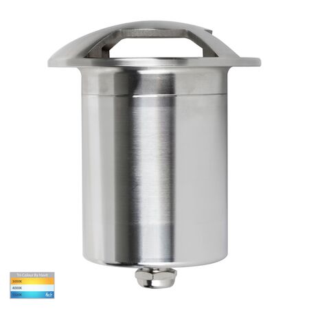 Viale 316 Stainless Steel TRI Colour LED Triple Driveway Light