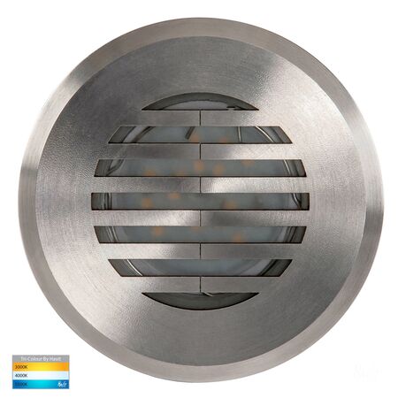 Viale 316 Stainless Steel TRI Colour LED Driveway Light with Grill