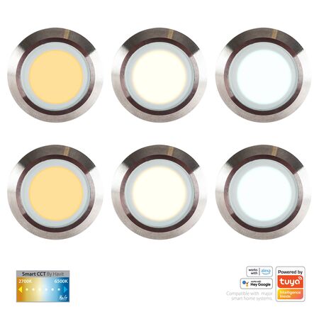 Flame 316 Stainless Steel CCT Deck Lights