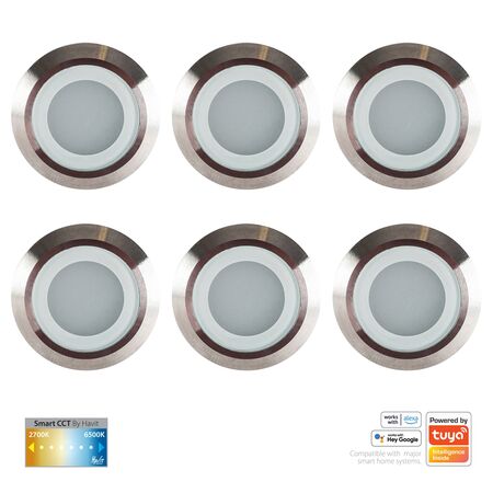 Flame 316 Stainless Steel CCT Deck Lights