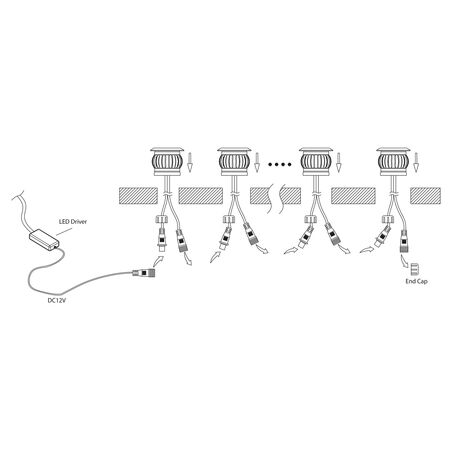 Flame 316 Stainless Steel RGBCW Deck Lights