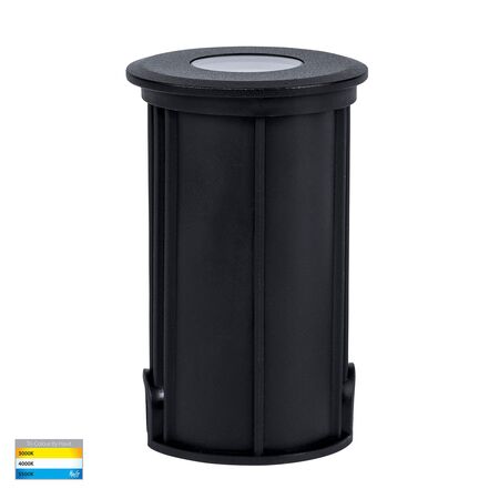 Elite Black Aluminium LED Deck or Inground Lights