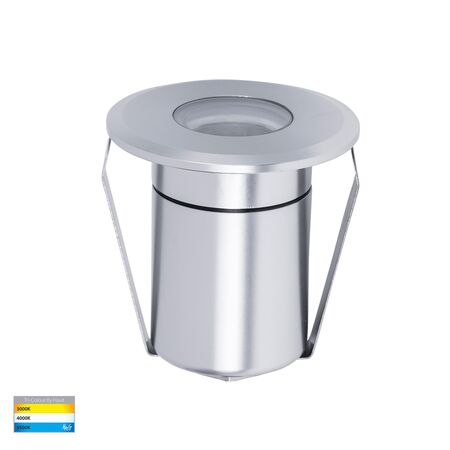 Elite Silver Aluminium LED Deck or inground lights