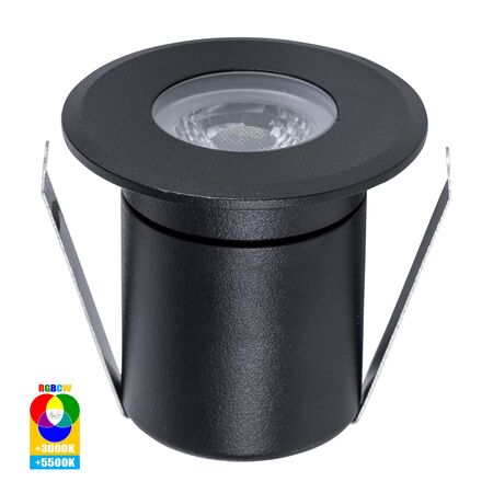 Elite RGBCW Black Aluminium LED Deck or Inground lights
