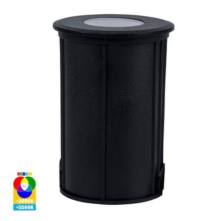 Elite RGBCW Black Aluminium LED Deck or Inground lights