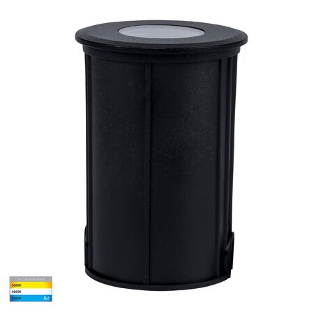 Elite Black Aluminium LED Deck or Inground lights