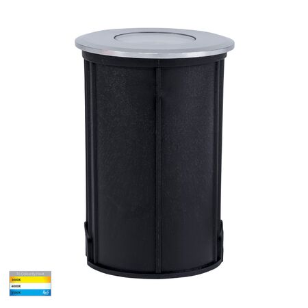 Elite Silver Aluminium LED Deck or inground lights