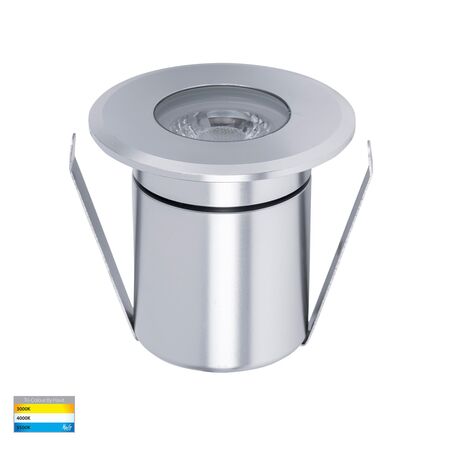 Elite Silver Aluminium LED Deck or inground lights