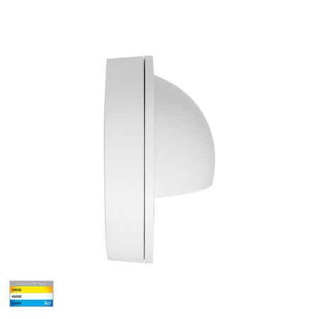Pinta White Step Lights with Eyelid