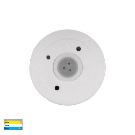 Veko White Step Lights with Eyelid