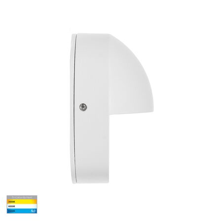 Veko White Step Lights with Eyelid