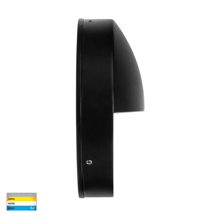 Veko Black Step Lights with Eyelid