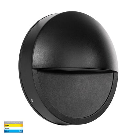 Veko Black Step Lights with Eyelid