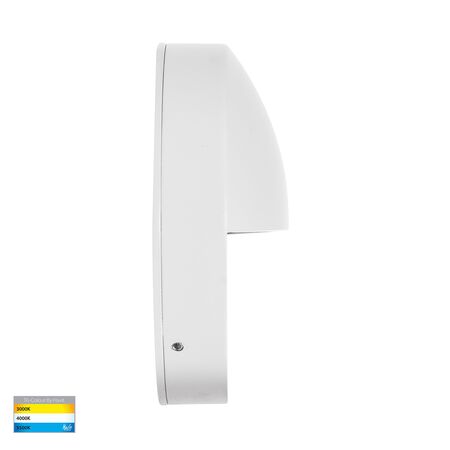 Veko White Step Lights with Eyelid