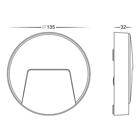 Seefore Polycarbonate White LED Step Light