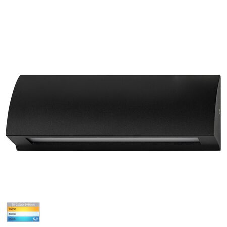 Taso 6w Black TRI Colour LED Step Light