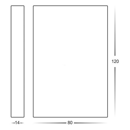 Stylez Graphite Up & Down LED Wall Light