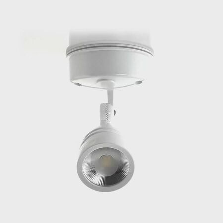 Focus Polycarbonate White Single Adjustable Spot Light