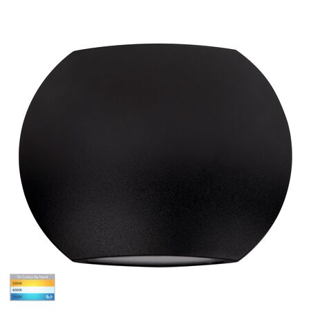 Cara Black Up & Down Wall Light